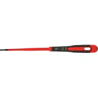Bahco Tournevis ERGO Slim isolé VDE pour vis à fente avec manche tri-matière, 0,5 mm x 3 mm x 100 mm - BE-8220SL