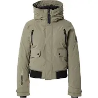 Superdry Veste d’hiver 'City' olive / noir / blanc cassé