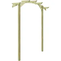 vidaXL Pergola de jardin en bois de pin imprégné 180x210x40 cm