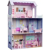 Teamson Kids Maison De Poupée Dream Land En Bois Pour Enfant Fille Jouet Kyd-10922a