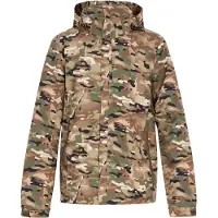 TALOON Veste mi-saison marron / vert chiné / noir / blanc