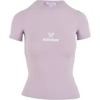FELICIOUS T-shirt lavande / blanc