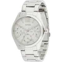 GUESS Montre à affichage analogique 'Zoe' argent