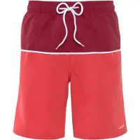 s.Oliver Shorts de bain rouge / bordeaux / blanc
