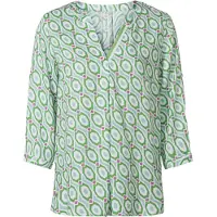 HEINE Chemisier écru / vert / menthe / éosine