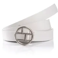 Tom Tailor Ceinture 'LAYA' argent / blanc