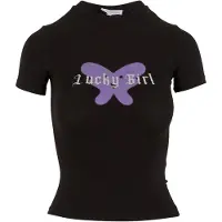 FELICIOUS T-shirt lavande / noir