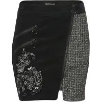 KOROSHI Jupe gris / noir