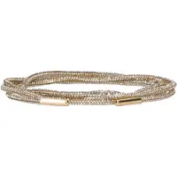 Vanzetti Ceinture or / transparent