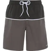 s.Oliver Shorts de bain gris / noir / blanc