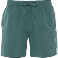 s.Oliver Shorts de bain 'Noah' émeraude / blanc