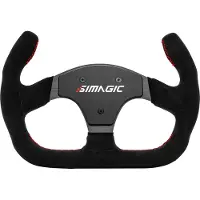 Simagic Volant P-325C Alcantara, 325mm, design Cut-Off, noir