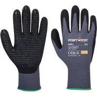 Portwest null - Gant DermiFlex Plus couleur : Gris/Noir taille XXL -