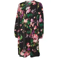 Mamalicious Robe 'New Birdy' vert / lilas / rose / noir