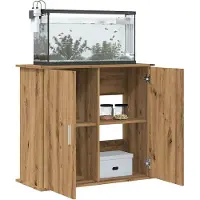 vidaXL Support pour aquarium Artisan Oak 81 x 36 x 73 cm Bois composite