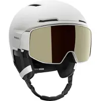 Salomon Driver Prime Sigma Plus MIPS, casque de ski à visière, blanc