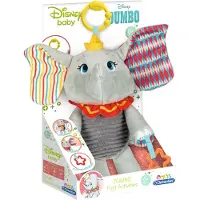 Clementoni Disney Baby - Peluche Premières activités Dumbo - Jeu d'éveil