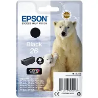 Epson 26 (C13T26014012) - Noir - Cartouche d'encre