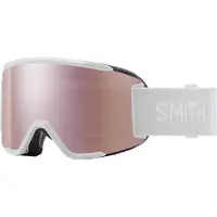 Smith - Masque de ski - Squad S White Vapor / Chromapop Everyday Rose Gold Mirror en Silicone - Blanc