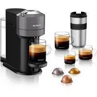 De'Longhi Nespresso Vertuo Next, Machine à café à capsules, Gris