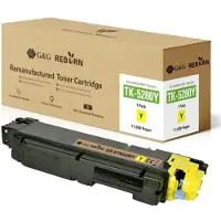 G&G Toner de remplacement Kyocera TK-5280 Compatible Jaune 11000 pages Reborn remanufac (Y)