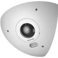 Hikvision DS-2CD6W65G1-IVS(1.16mm Fisheye 4MP DeepinView (2560 x 2560 pixels), Caméra réseau, Blanc