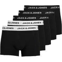 Jack & Jones Boxers 'Solid' noir / blanc