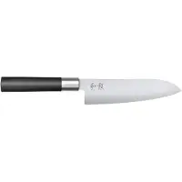 Kai Wasabi Black Santoku 16.5 Cm Knife Marron