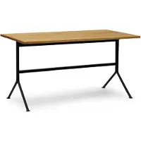 Normann Copenhagen Bureau poulet acier noir/chêne
