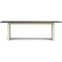 Normann Copenhagen Table à panneaux 90x250cm crème/marron foncé