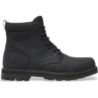 Timberland pour homme. TB0A69UHW021 Bottines en cuir avec Britton Road Mid noir (43), Plat, Lacets, Casuel, Durable