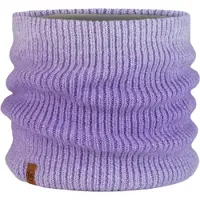 Buff Knitted & Fleece Neck Warmer Violet