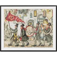 Grafix Diamond Painting Anton Pieck Fanfare 40x50cm