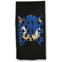 Sonic Serviette de plage Sonic (100 x 50 cm)