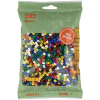 Hama Perles à repasser bio - mélange de couleurs (198), 3000 pièces.