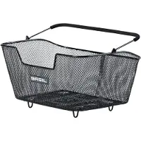 Basil Base M Multi System Arrière Panier De Vélo Acier Noir