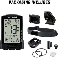 Sigma SPORT BC 23.16 STS White | Compteur de vélo avec fonctions vélo, altitude et fréquence cardiaque, cadence de pédalage haute capacité Log Compteur de vélo blanc facile à utiliser, 02316