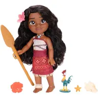 Vaiana - Lalka dźwiękowa Disney Vaiana Moana 38cm - Akcesorium premium