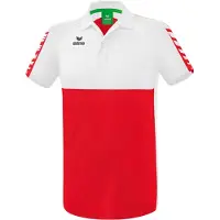 Erima Polo Six Wings Rouge/blanc - XXXL