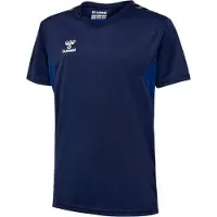 Hummel T-Shirt fonctionnel 'Authentic' bleu marine / bleu outremer / noir / blanc