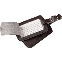 GOTRAVEL Classic Tags Jeu d'étiquettes d'adresse 2 pcs., Accessoires de voyage, Noir