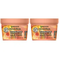 Garnier Ultimate Blends Pineapple 3-in-1 Glowing Hair Mask Duo