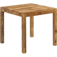 vidaXL Table de salle à manger en bois massif de manguier 82x80x76 cm