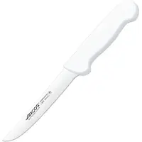 Arcos Couteau à désosser couleur - Prof 294524 en acier inoxydable Nitrum et polypropylène blanc ergonomique mangue avec lame de 16 cm, vitrine