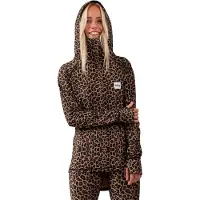 Eivy - Sous-vêtement technique à capuche - Icecold Hood Top Leopard - Taille L - Marron