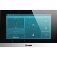 Akuvox Station intérieure C313W-2 avec logo, écran tactile, 2-wire, silver (Bluetooth, Filaire, WiFi)
