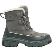 Sorel - Bottes d'hiver imperméables et isolantes - Torino V WP W Quarry Grill pour Femme en Cuir - Taille 38,5 - Gris