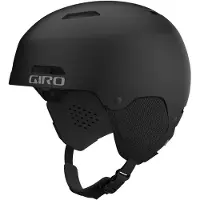 Giro - Casque de ski/snowboard - Crüe - Matte Black - Taille Enfant 48-52 cm - Noir