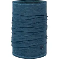 Buff Lightweight Merino Wool Neck Warmer Bleu Homme