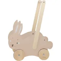 Trixie Chariot à pousser en bois - Mrs. Rabbit